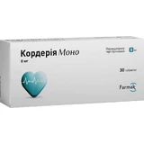 Кордерія Моно таблетки по 8 мг №30 (10х3)