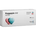Кордерія АМ таблетки по 8 мг/10 мг №30 (10х3)