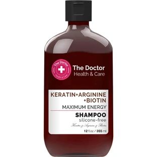 Шампунь для волосся The Doctor Health & Care Максимальна сила кератин + аргинін + біотин 355мл