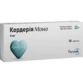 Кордерія Моно таблетки по 4 мг №30 (10х3)