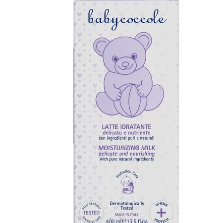 Молочко зволожуюче Babycoccole з есцином,бета-глюканом та білками з миндалю 400 мл: ціни та характеристики