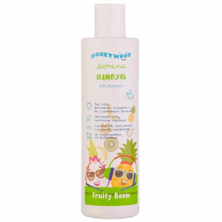 Шампунь дитячий Honeywood (Ханівуд) Fruity Boom 250 мл: ціни та характеристики
