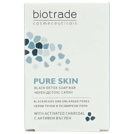 Мыло-детокс Biotrade Pure Skin для кожи лица и тела с расширенными порами 100 г: цены и характеристики