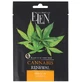 Маска для лица Elen Cosmetics Cannabis Renewal Интенсивное питание черная тканевая 25 мл