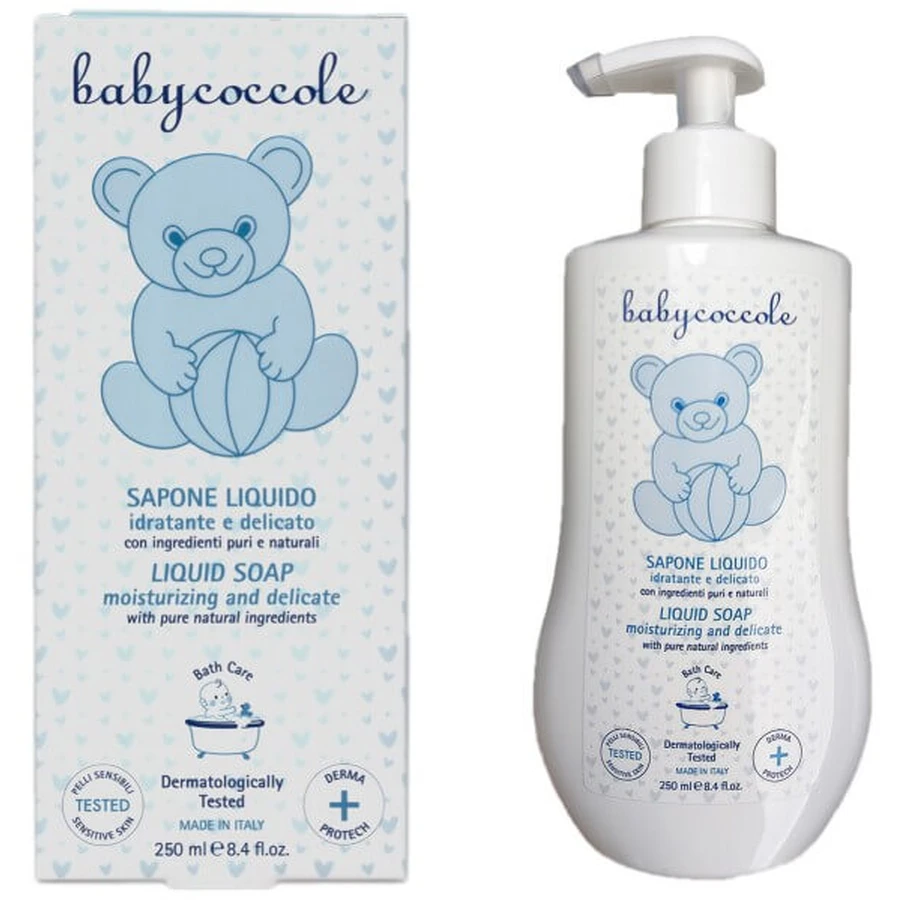 Рідке мило Babycoccole з екстрактом із квітів Лотоса, Бетаклюканом із вівсу, 250 мл: ціни та характеристики
