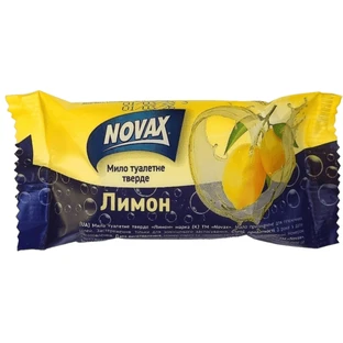 Мыло твердое Novax Лимон, 60 г