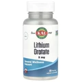 Літій оротат KAL Lithium Orotate 5 мг для підтримки здоров'я мозку, поліпшенню настрою та зниженню рівня стресу, капсули 120 шт.