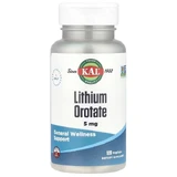 Литий оротат KAL Lithium Orotate 5 мг для поддержания здоровья мозга, улучшения настроения и снижения уровня стресса, капсулы 120 шт.