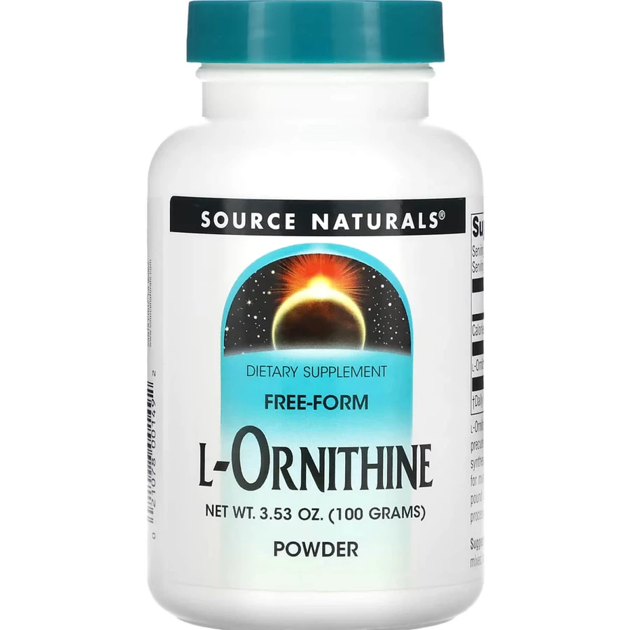 Орнітин Source Naturals L-Ornithine Powder порошок 100 г: цены и характеристики