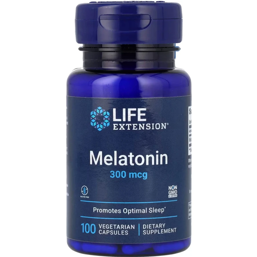 Мелатонін Life Extension Melatonin капсули 300 мкг флакон 100 шт: ціни та характеристики