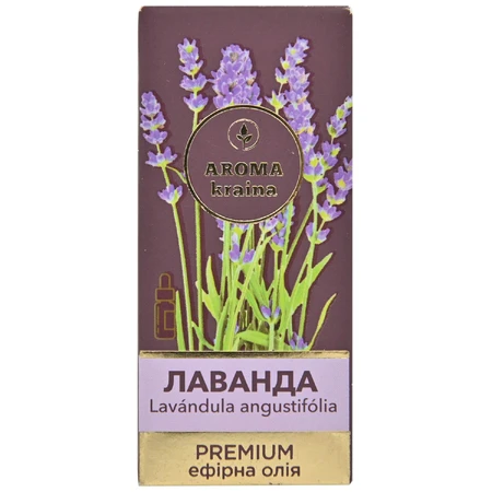 Олія ефірна Aroma kraina Premium Лаванда 10 мл: ціни та характеристики