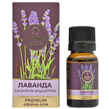 Олія ефірна Aroma kraina Premium Лаванда 10 мл: ціни та характеристики