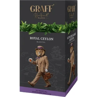 Чай чорний Graff Ceylon pride Гордість Цейлону байховий в фільтр-пакетах по 2 г 20 шт