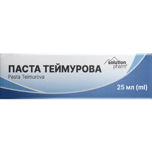 Паста Теймурова средство косметическое туба 25 мл Solution Pharm New