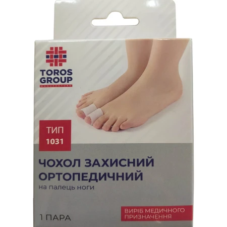 Чехол на палец ноги Toros Group 1031-M защитный ортопедический размер M: цены и характеристики