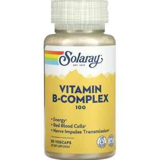 Комплекс витаминов группы B Solaray Vitamin B-Complex 100 капсулы флакон №50 