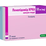 Леналидомид КРКА капсулы тв. по 10 мг №21 (7х3): цены и характеристики
