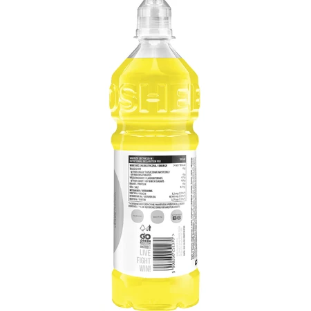 Вода вітамінна Oshee Isotonic Drink Lemon напій негазований ізотонічний зі смаком лимону 750 мл: ціни та характеристики