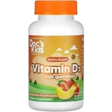 Вітамін D3 для дітей, 1000 МО, смак фруктів, Vitamin D3 Kids Gummies, Doctor's Best, 60 жувальних цукерок