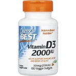 Витамин D3, 2000 МЕ, Vitamin D3, Doctor's Best, 180 вегетарианских капсул: цены и характеристики
