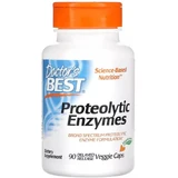 Ферменты протеолитические отсроченного высвобождения, Proteolytic Enzymes, Doctor's Best, 90 вегетарианских капсул