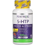 5-HTP (Гидрокситриптофан) быстрорастворимый, 100 мг, вкус диких ягод, 5-HTP, Natrol, 30 таблеток: цены и характеристики