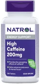 Кофеин высокоэффективный, 200 мг, High Caffeine, Natrol, 100 таблеток