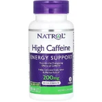 Кофеин высокоэффективный, 200 мг, High Caffeine, Natrol, 100 таблеток: цены и характеристики