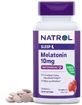 Мелатонін швидкорозчинний, 10 мг, смак полуниці, Melatonin, Fast Dissolve, Natrol, 75 таблеток