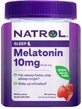 Мелатонін, 10 мг, смак полуниці, Melatonin, Natrol, 60 жувальних цукерок