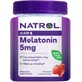 Мелатонін, 5 мг, смак полуниці, Melatonin, Natrol, 60 жувальних таблеток