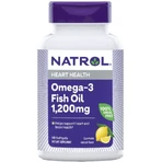 Омега-3 Риб'ячий Жир, 1200 мг, Omega-3 Fish Oil, Natrol, 60 желатинових капсул: ціни та характеристики