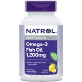 Омега-3 Риб'ячий Жир, 1200 мг, Omega-3 Fish Oil, Natrol, 60 желатинових капсул