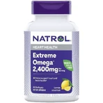 Омега-3, 2400 мг, смак лимона, Extreme Omega, Natrol, 60 капсул: ціни та характеристики