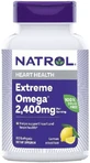 Омега-3, 2400 мг, смак лимона, Extreme Omega, Natrol, 60 капсул