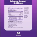 Омега-3, 2400 мг, смак лимона, Extreme Omega, Natrol, 60 капсул: ціни та характеристики