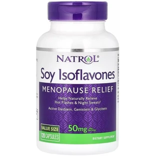 Соевые Изофлавоны, 50 мг, Soy Isoflavones, Natrol, 120 капсул
