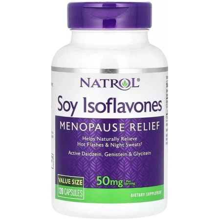 Соевые Изофлавоны, 50 мг, Soy Isoflavones, Natrol, 120 капсул: цены и характеристики