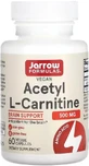 Ацетил L-карнитин, 500 мг, Acetyl L-Carnitine, Jarrow Formulas, 60 вегетарианских капсул
