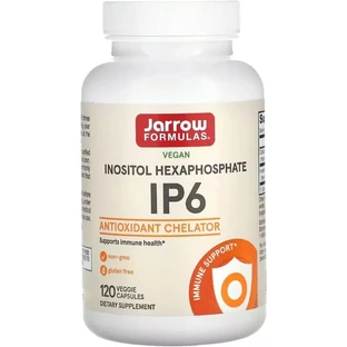 Инозитолгексафосфат, 500 мг, Vegan IP6, Jarrow Formulas, 120 вегетарианских капсул