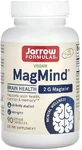 Магний L-треонат, здоровье мозга, Vegan MagMind, Brain Health, Jarrow Formulas, 90 вегетарианских капсул