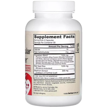 Оптимизатор сердечно-сосудистой системы, Cardiovascular Optimizer, Jarrow Formulas, 120 вегетарианских капсул: цены и характеристики