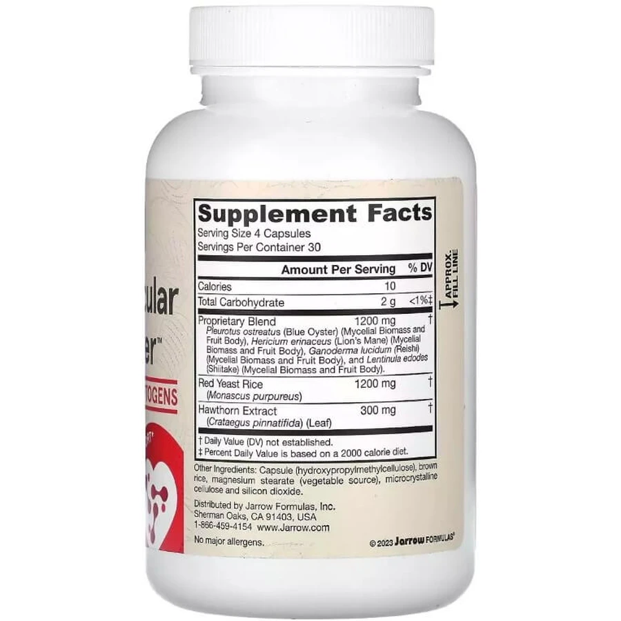 Оптимизатор сердечно-сосудистой системы, Cardiovascular Optimizer, Jarrow Formulas, 120 вегетарианских капсул: цены и характеристики