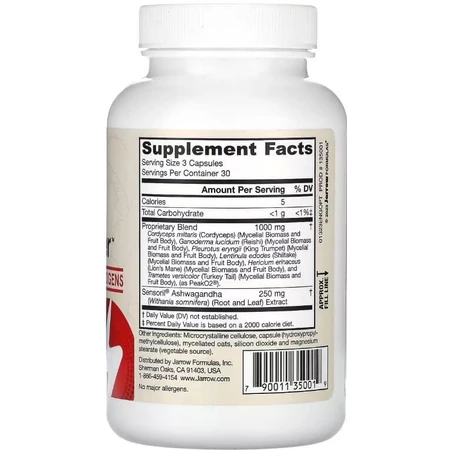 Оптимізатор енергії, Energy Optimizer, Jarrow Formulas, 90 вегетаріанських капсул: ціни та характеристики