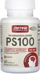 Фосфатидилсерин, 100 мг, PS100, Phosphatidylserine, Jarrow Formulas, 60 гелевих капсул