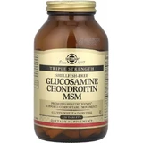 Глюкозамін, Хондроїтин та МСМ, Glucosamine Chondroitin MSM, Triple Strength, Solgar, 120 таблеток