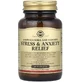 Зняття стресу та тривоги, Stress & Anxiety Relief, Solgar, 30 таблеток