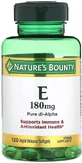 Витамин Е, 180 мг, Vitamin Е, Nature's Bounty, 120 желатиновых капсул