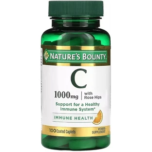 Витамин С с шиповником, 1000 мг, Vitamin C with Rose Hips, Nature's Bounty, 100 каплет