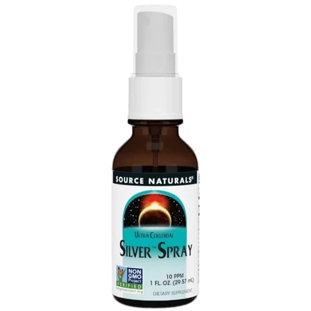 Ультраколоїдне срібло, спрей, Ultra Colloidal Silver Spray, Source Naturals, 29,57 мл: ціни та характеристики